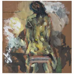 Sin título (Torso) by Tomás Gómez Robledo, Acrílico, gouache y pastel sobre papel, offered Jan 2024