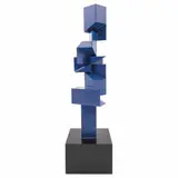 Enrique Carbajal Sebastian, Columna quebrada, 1988, Escultura en fierro con esmalte acrílico P / T