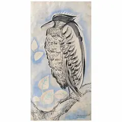 Héctor Xavier, El águila, Tinta sobre tela satinada