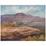 Feliciano Peña, Paisaje con roca dorada