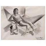 Miguel Covarrubias, Juchiteca en hamaca