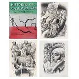 Miguel Covarrubias, Ilustraciones para el libro Historia del Pueblo Mexicano, Tinta, acuarela y lápiz de grafito sobre papel
