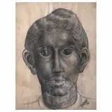 Pedro Coronel, Untitled, Lápiz de grafito y carboncillo sobre papel