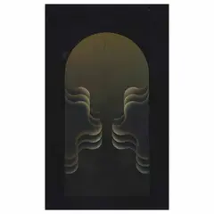 Julio Le Parc, Dibujo geométrico, 1981, Acrílico sobre tela