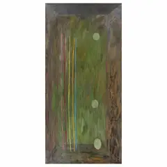 Waldemar Sjölander, El patio, 1967, Óleo sobre tela