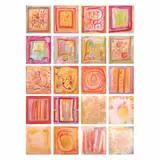 Pedro Coronel, Biombo multicolor, ca. 1962, Acuarela sobre papel