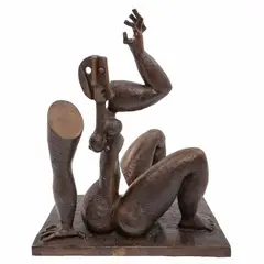Byron Galvez, Untitled, Escultura en bronce P / A
