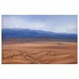 Luis Nishizawa, Paisaje del Valle, Temple sobre papel