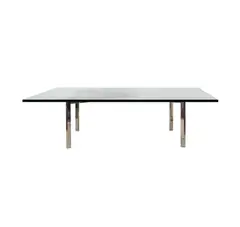 Coffee Table by Ludwig Mies van der Rohe, 1950s, steel, sold Jul 2026