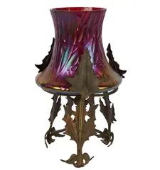 Thistle Base Vase by Loetz, sold May 2026