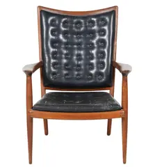 Sam Maloof, Otto's Favorite Lounge Chair, walnut