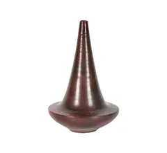 Gertrud and Otto Natzler, A Very Rare and Unique Gray and Sang Tall Bottle Vase, 1967, earthenware