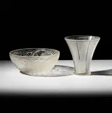 Pinsons Bowl and Epis Vase by Lalique, sold Mar 2026