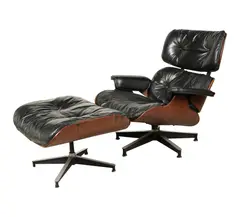 Charles and Ray Eames, Lounge Chair and Ottoman 670 / 671, 1956, rosewood