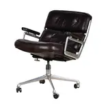 Charles Eames, for Herman Miller: Time-Life Executive Chair, 1964, dark brown leather