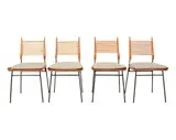 Paul McCobb, Four Shovel Side Chairs, maple