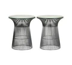for Knoll: Two End Tables by Warren Platner, sold Oct 2025