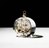 Gilt Sterling, and Cultured Pearl Mistletoe Ornament by Alexander Joseph von Steuben, sold Sep 2025