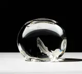 and 18k Gold Salmon Pool Sculpture by Alexander Joseph von Steuben, sold Sep 2025