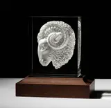 Majestic Ram Sculpture by Alexander Joseph von Steuben, sold Sep 2025