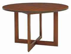Frank Lloyd Wright, FOR HENREDON 'TALIESIN' MID-CENTURY EXTENSION TABLE, 1950s, Mid-century modern mahogany "Taliesin" extension dining table