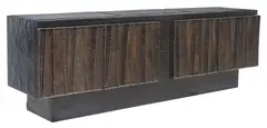 Paul Evans, 'DEEP RELIEF' SCULPTURAL CABINET, MODEL PE 42, 1970, patinated steel-paneled case