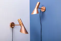 Arne Jacobsen, 'AJ' Copper Sconces (2), 1960s, Copper