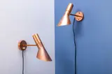 Arne Jacobsen, 'AJ' Copper Sconces (2), 1960s, Copper