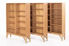 Borge Mogensen, Raised Bookcases (3), 1960s, Oak