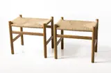 Hans J. Wegner, CH53 Benches (2), 1960s, Oak