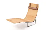 Poul Kjaerholm, PK-24 Chaise Lounge, 1987, Stainless steel