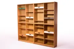Borge Mogensen, Stacking Bookcases (4), 1960s, Oak