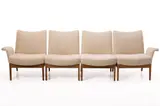 Finn Juhl, 'Jupiter' Modular Sofa (4), ca. 1965, Teak
