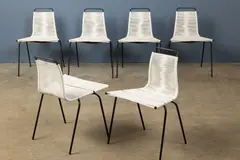 PK-1 Chairs (6) by Poul Kjaerholm, 1950s, sold Sep 2026