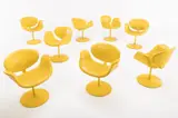 Pierre Paulin, 'Little Tulip' Chairs (8), 2000s, Leather
