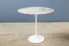 Eero Saarinen, Oval 'Tulip' Side Table, 1957, / 2010s Marble