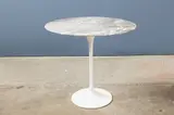 Eero Saarinen, Oval 'Tulip' Side Table, 1957, / 2010s Marble