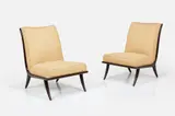 T. H. Robsjohn-Gibbings, Slipper Chairs (2)