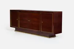 Jean Royere, / Maison Gouffe, Cabinet, 1930s, Rosewood-veneered wood