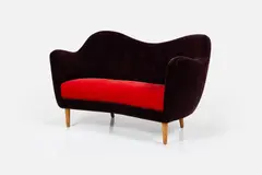 46 Sofa by Finn Juhl, 1946, Velvet,birch, offered Jun 2026
