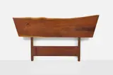 Free-Edge Twin Headboard by George Nakashima, offered Jun 2026