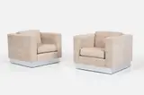 Milo Baughman, Club Chairs (2)