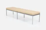 Florence Knoll, Bench, 1954, / 1980s Chrome-plated steel