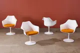 Eero Saarinen, 'Tulip' Armchairs (4)