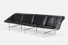 George Nelson, Four-Seat 'Sling' Sofa, ca. 1963, Leather