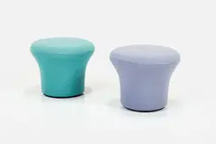 'Mushroom' Stools (2) by Pierre Paulin, ca. 1960, Wool, sold Mar 2026