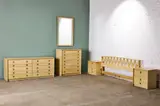 Paul Frankl, Bedroom Suite (6), 1950s, Lacquered wood