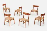 Hans J. Wegner, Dining Chairs (6)