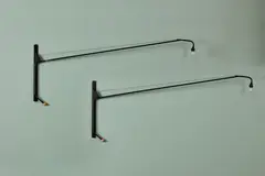 Jean Prouvé, + Charlotte Perriand, 'Potence' Lamps (2), 1950, / 21st century Powder-coated steel
