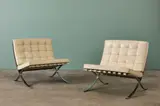 Ludwig Mies van der Rohe, 'Barcelona' Chairs (2)